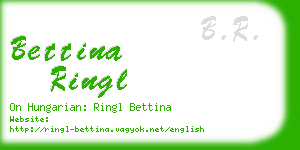 bettina ringl business card